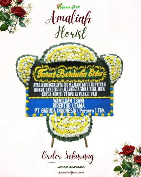 Papan Bunga Duka Wedding Outdoor Cibinong