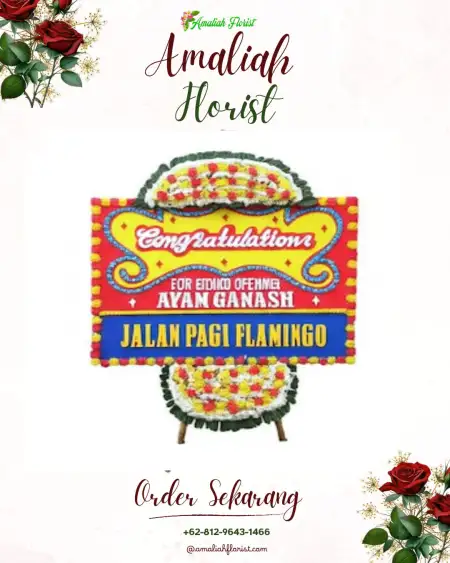 Sewa Papan Bunga Wedding Outdoor Cibinong